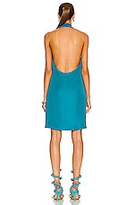 Bottega Veneta Shine Knit Dress in Blaster, view 3, click to view large image.