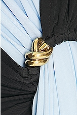 Bottega Veneta Jersey Long Dress in Fondant & Iceberg, view 5, click to view large image.