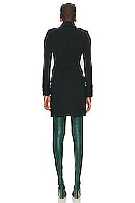 Bottega Veneta Criss Cross Viscose Silk Dress in Black, view 3, click to view large image.