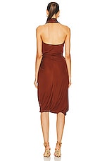 Bottega Veneta Light Weight Viscose Jersey Dress in Pudding, view 4, click to view large image.