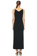 Bottega Veneta Midi Dress in Black, view 3, click to view large image.