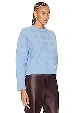 Bottega Veneta Long Sleeve Sweater in Admiral, view 2, click to view large image.