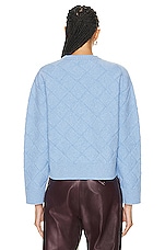 Bottega Veneta Long Sleeve Sweater in Admiral, view 3, click to view large image.