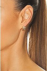 Bottega Veneta Ear Cuff in Yellow Gold, view 2, click to view large image.