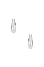 Bottega Veneta Drop Earrings in Silver, view 1, click to view large image.