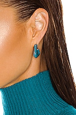Bottega Veneta Triangle Earrings in Blaster, view 2, click to view large image.