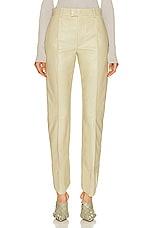 Bottega Veneta Curved Pant in Fennel Seed, view 1, click to view large image.