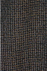 Bottega Veneta Classic Wool Houndstooth Trouser in Brown, Blue, & Yellow, view 5, click to view large image.