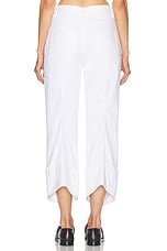 Bottega Veneta Capri Pant in White, view 4, click to view large image.