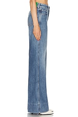 Bottega Veneta Wide Leg in Mid Blue, view 3, click to view large image.