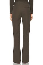 Bottega Veneta Wide Leg Pant in Dark Olive, view 4, click to view large image.