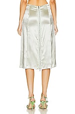 Bottega Veneta Tie Knot Skirt in Frosting, view 4, click to view large image.