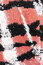 Bottega Veneta Slit Midi Skirt in Maple & Black, view 5, click to view large image.