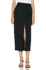 Bottega Veneta Long Skirt in Black, view 1, click to view large image.