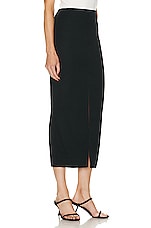 Bottega Veneta Long Skirt in Black, view 2, click to view large image.