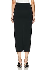 Bottega Veneta Long Skirt in Black, view 3, click to view large image.