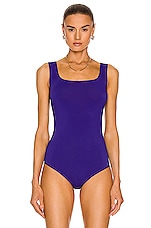 Bottega Veneta Fluid Viscose Jersey Bodysuit in Unicorn, view 2, click to view large image.
