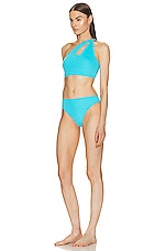 Bottega Veneta Stretch Nylon Bikini Set in Dip, view 3, click to view large image.