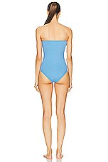 Bottega Veneta One Piece Swimsuit in Admiral, view 3, click to view large image.