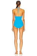 Bottega Veneta One Piece Swimsuit in Swimming Pool, view 3, click to view large image.