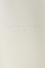 Bottega Veneta Small Metal Loops Bag in White & Parakeet, view 6, click to view large image.