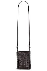 Bottega Veneta Pouch On Strap in Potion & Gold, view 1, click to view large image.
