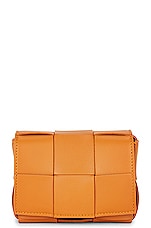 Bottega Veneta Candy Cassette Bag in Cob & Gold, view 3, click to view large image.