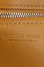Bottega Veneta Small Cassette Shoulder Bag in Camel & Gold, view 7, click to view large image.