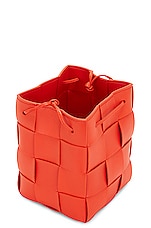 Bottega Veneta Small Cassette Bucket Bag in Sunburst & Gold, view 5, click to view large image.