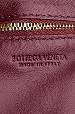 Bottega Veneta Small Cassette Shoulder Bag in Barolo & Gold, view 7, click to view large image.