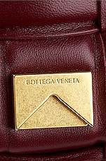 Bottega Veneta Small Cassette Shoulder Bag in Barolo & Gold, view 8, click to view large image.