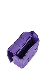 Bottega Veneta Candy Cassette Bag in Purple & Gold, view 6, click to view large image.
