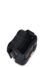 Bottega Veneta Mini Candy Cassette Camera Bag in Black & Gold, view 6, click to view large image.
