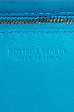 Bottega Veneta Small Cassette Shoulder Bag in Pool & Gold, view 7, click to view large image.