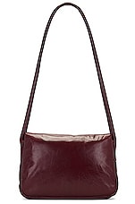 Bottega Veneta Pad Crossbody Bag in Barolo & Brass, view 3, click to view large image.