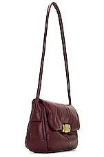 Bottega Veneta Pad Crossbody Bag in Barolo & Brass, view 4, click to view large image.