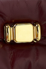 Bottega Veneta Pad Crossbody Bag in Barolo & Brass, view 7, click to view large image.