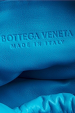 Bottega Veneta Mini Jodie Top Handle Bag in Pool & Brass, view 6, click to view large image.