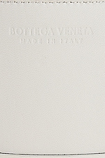 Bottega Veneta Mini Arco Tote in White, Dark Green, & Gold, view 7, click to view large image.