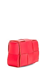 Bottega Veneta Candy Cassette Crossbody Bag in Redstone & Gold, view 5, click to view large image.