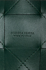 Bottega Veneta Small Crossbody Bucket in Raintree & Gold, view 7, click to view large image.