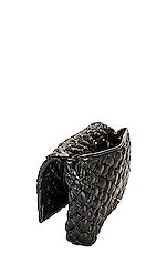 Bottega Veneta Rumple Shoulder Bag in Black & Silver, view 5, click to view large image.