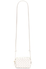 Bottega Veneta Candy Loop Bag in White & Gold, view 1, click to view large image.