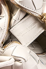Bottega Veneta Candy Loop Bag in White & Gold, view 7, click to view large image.