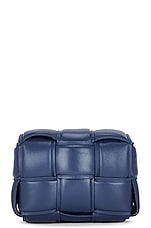 Bottega Veneta Padded Candy Cassette Bag in Cruise & Gold, view 4, click to view large image.
