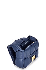 Bottega Veneta Padded Candy Cassette Bag in Cruise & Gold, view 6, click to view large image.