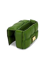 Bottega Veneta Padded Candy Cassette Bag in Avocado & Gold, view 6, click to view large image.