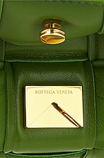 Bottega Veneta Padded Candy Cassette Bag in Avocado & Gold, view 8, click to view large image.