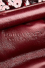 Bottega Veneta Mini Pouch Crossbody Bag in Dark Barolo, Barolo, & Gold, view 7, click to view large image.