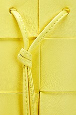 Bottega Veneta Mini Bucket Crossbody Bag in Sherbert & Silver, view 8, click to view large image.